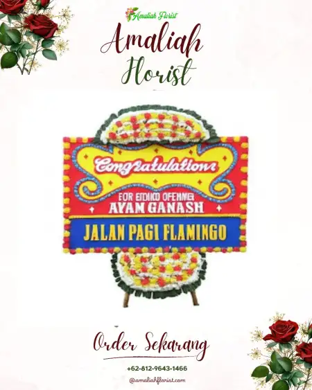 Sewa Papan Bunga Bahuga